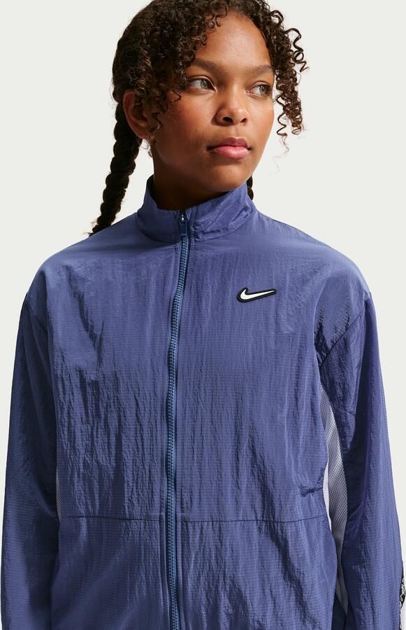 Nike geweven jack voor meisjes Blauw - Foto 4