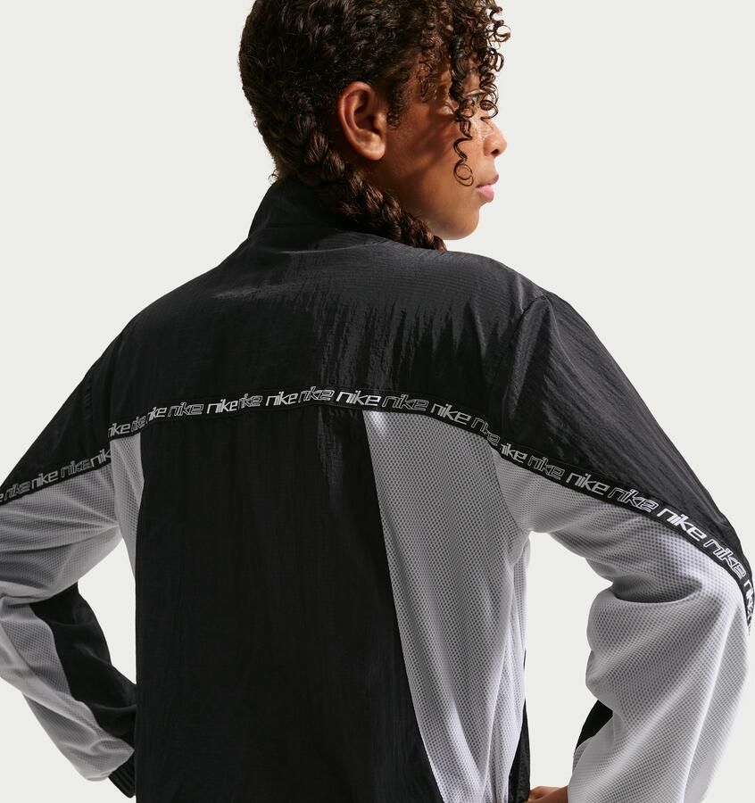 Nike geweven jack voor meisjes Zwart - Foto 2
