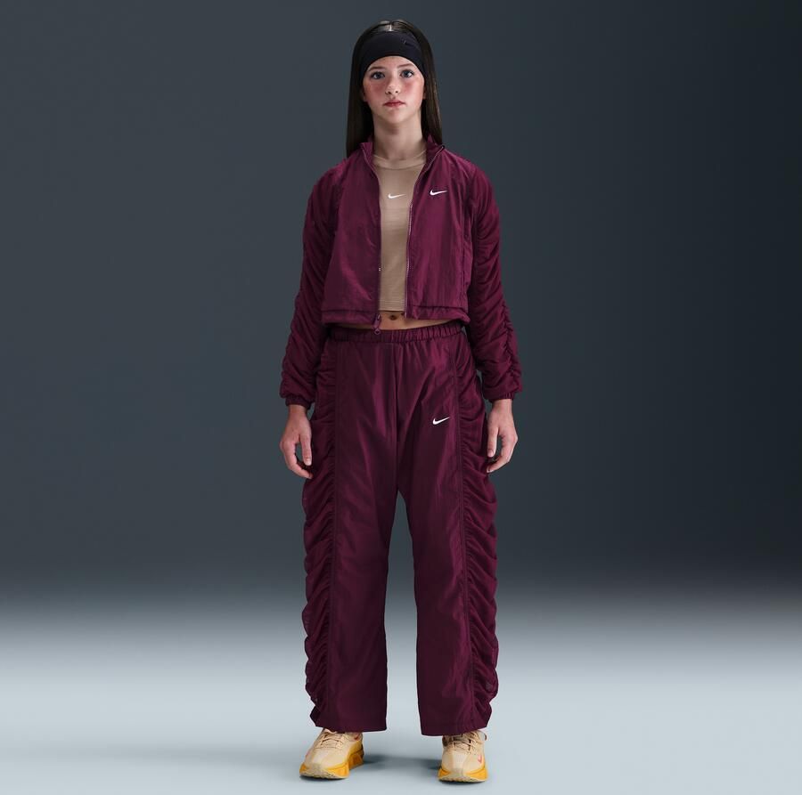 Nike geweven meisjesjack Rood - Foto 3