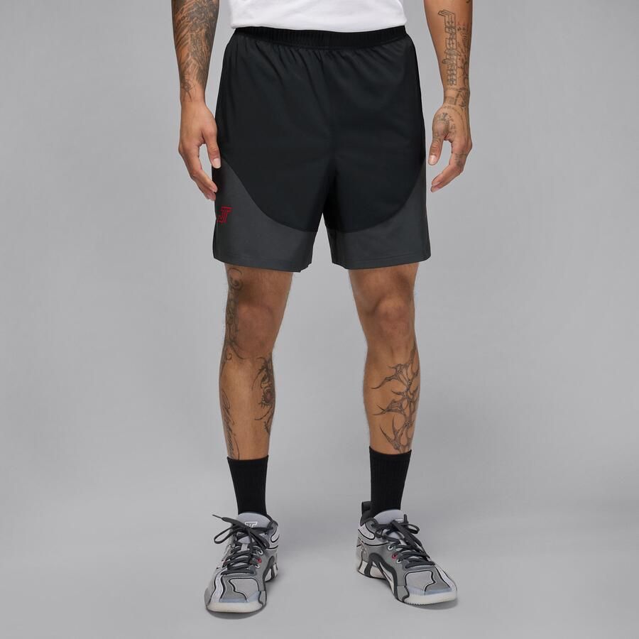 Nike Geweven Tatum herenshort met Dri-FIT Zwart - Foto 4