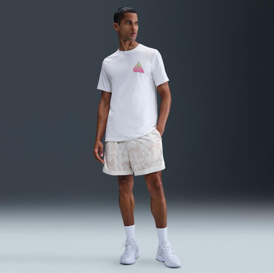 Nike Giannis DNA Dri-FIT basketbalshorts voor heren (15 cm) Wit - Foto 3