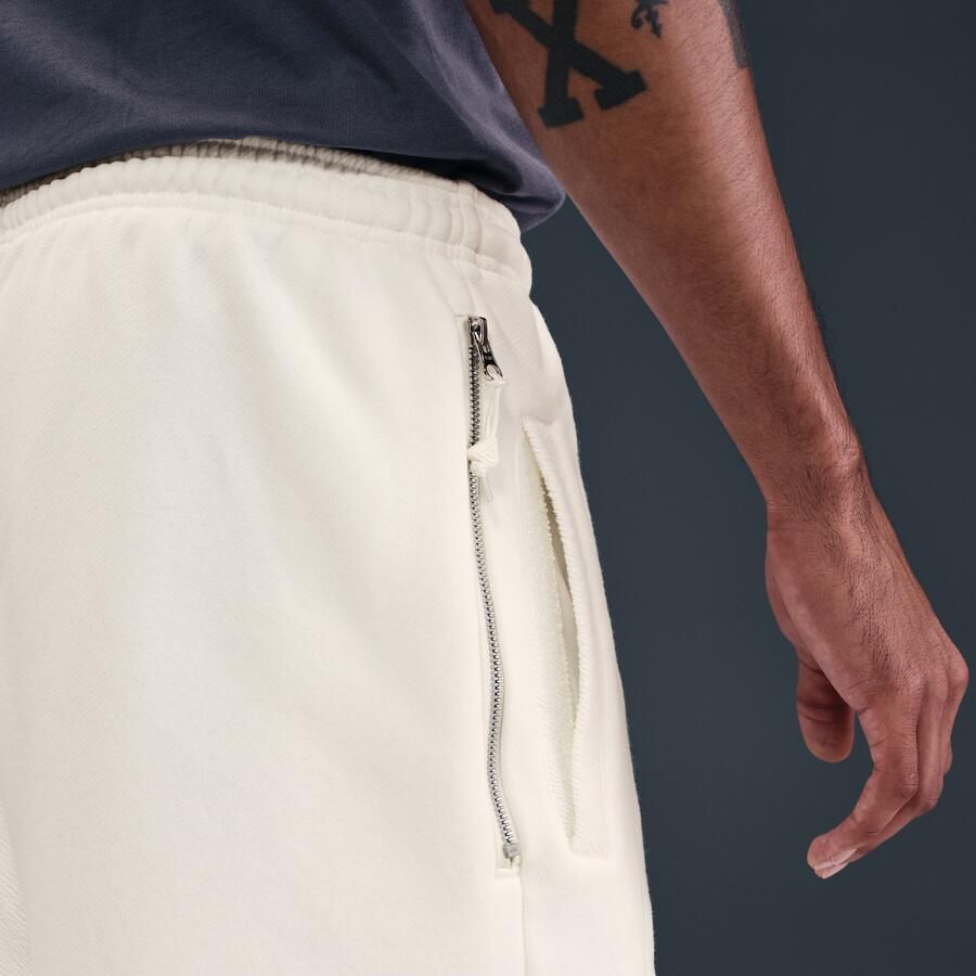 Nike Giannis Standard Issue basketbalshorts van fleece voor heren (20 cm) Wit - Foto 2