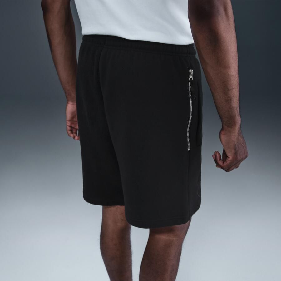Nike Giannis Standard Issue basketbalshorts van fleece voor heren (20 cm) Zwart - Foto 2