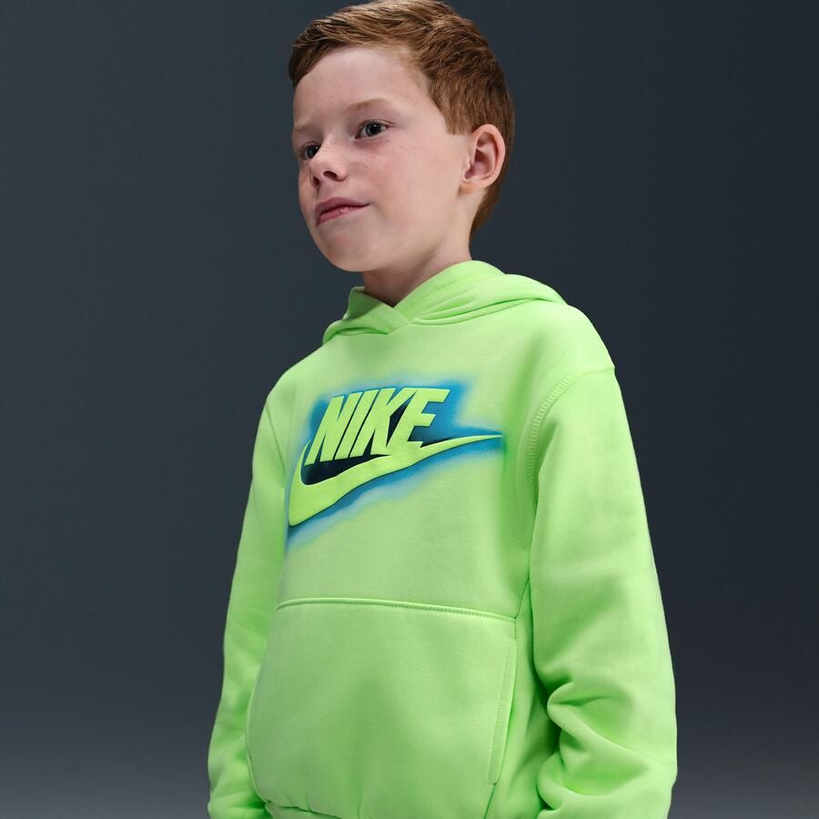 Nike Glow With Me tweedelige hoodieset van lichte fleece voor kleuters Blauw