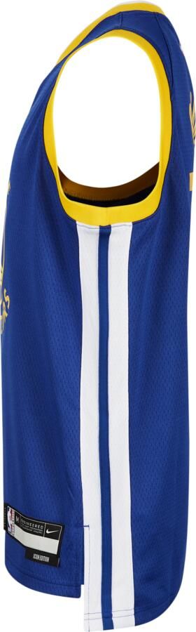 Nike Golden State Warriors 2023 24 Icon Edition Swingman NBA-jersey voor kids Blauw - Foto 2