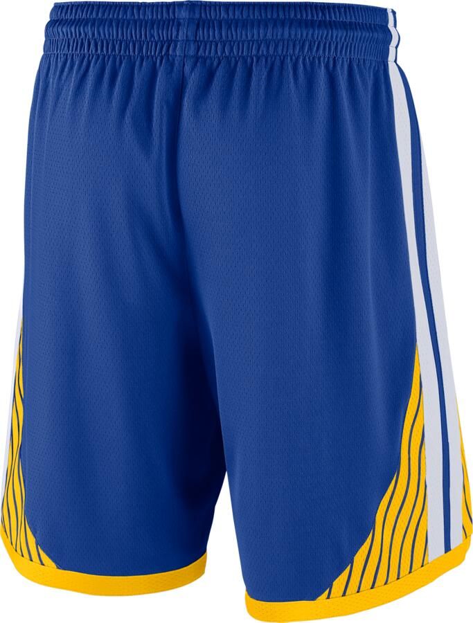 Nike Golden State Warriors 2024 25 Swingman Icon Edition Dri-FIT NBA-replicabasketbalshorts voor heren Blauw - Foto 2