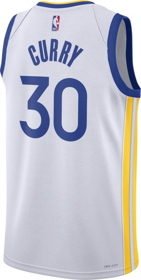 Nike Golden State Warriors Association Edition 2023 24 Dri-FIT Swingman NBA-jersey voor heren Wit - Foto 6
