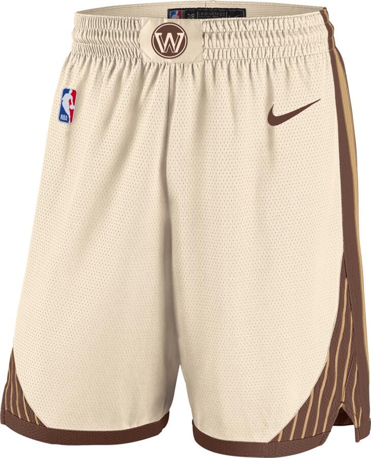 Nike Golden State Warriors City Edition Swingman NBA-herenshorts met Dri-FIT Bruin - Foto 2