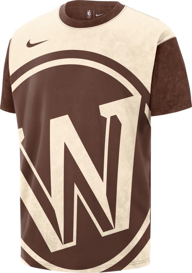 Nike Golden State Warriors Essential City Edition NBA Max90 shirt voor heren Bruin - Foto 2