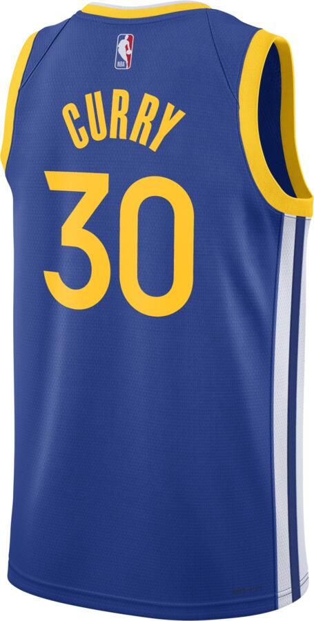 Nike Golden State Warriors Icon Edition Dri-FIT Swingman NBA-jersey voor heren Blauw - Foto 8