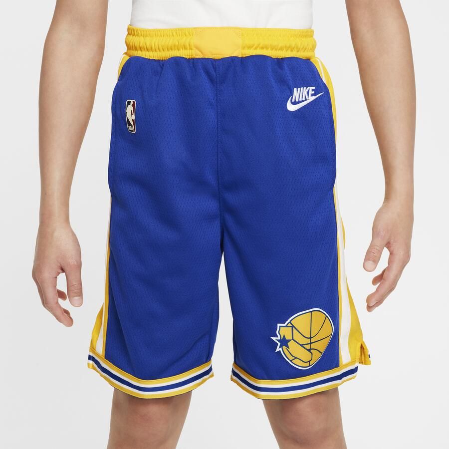 Nike Golden State Warriors Swingman NBA-shorts met Dri-FIT voor kids Blauw - Foto 4