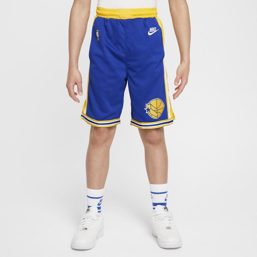 Nike Golden State Warriors Swingman NBA-shorts met Dri-FIT voor kids Blauw - Foto 3