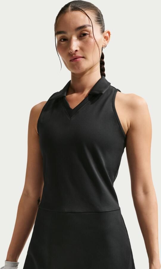Nike Golf Club ongevoerde Dri-FIT golfjurk voor dames Zwart - Foto 3