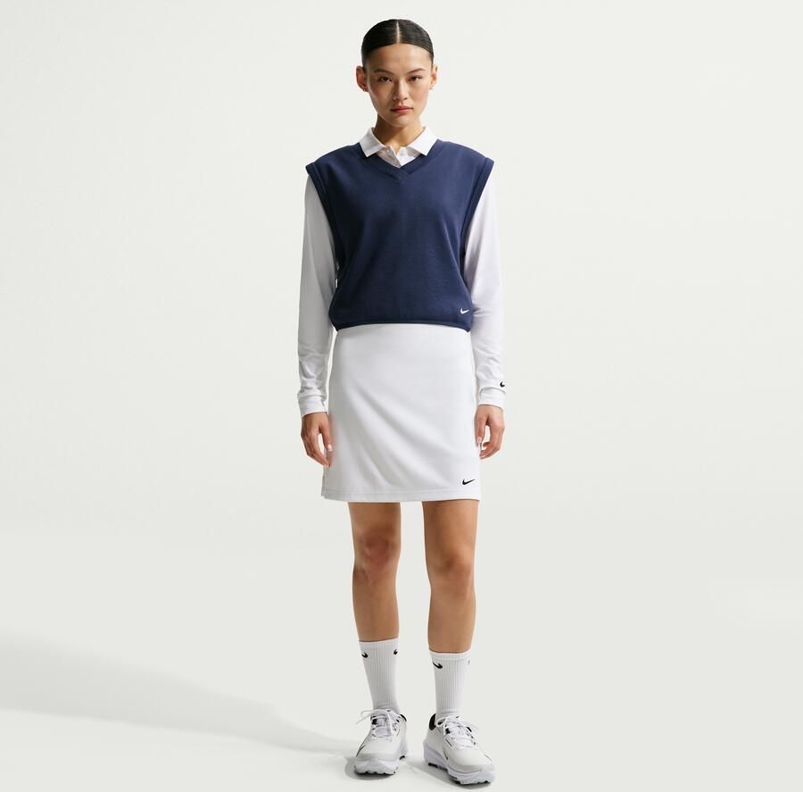Nike golfbodywarmer met V-hals voor dames Blauw - Foto 2