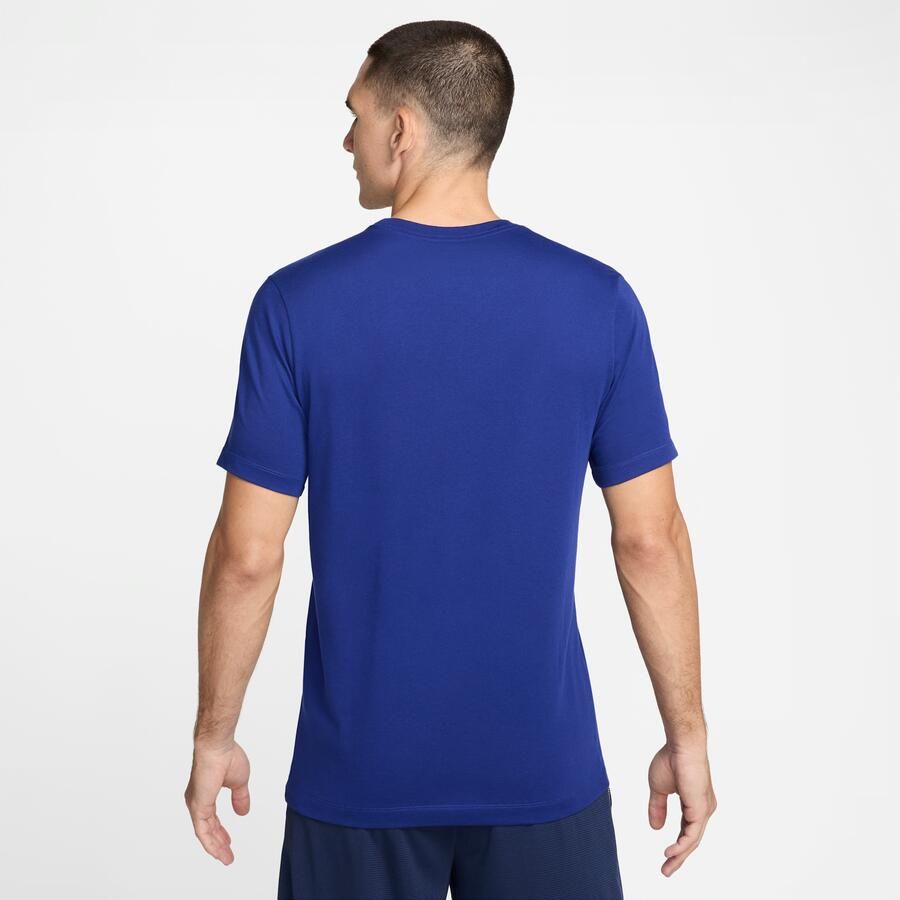 Nike 2024 Griekenland Basketbal Tee Diep Blauw Blue Heren - Foto 3