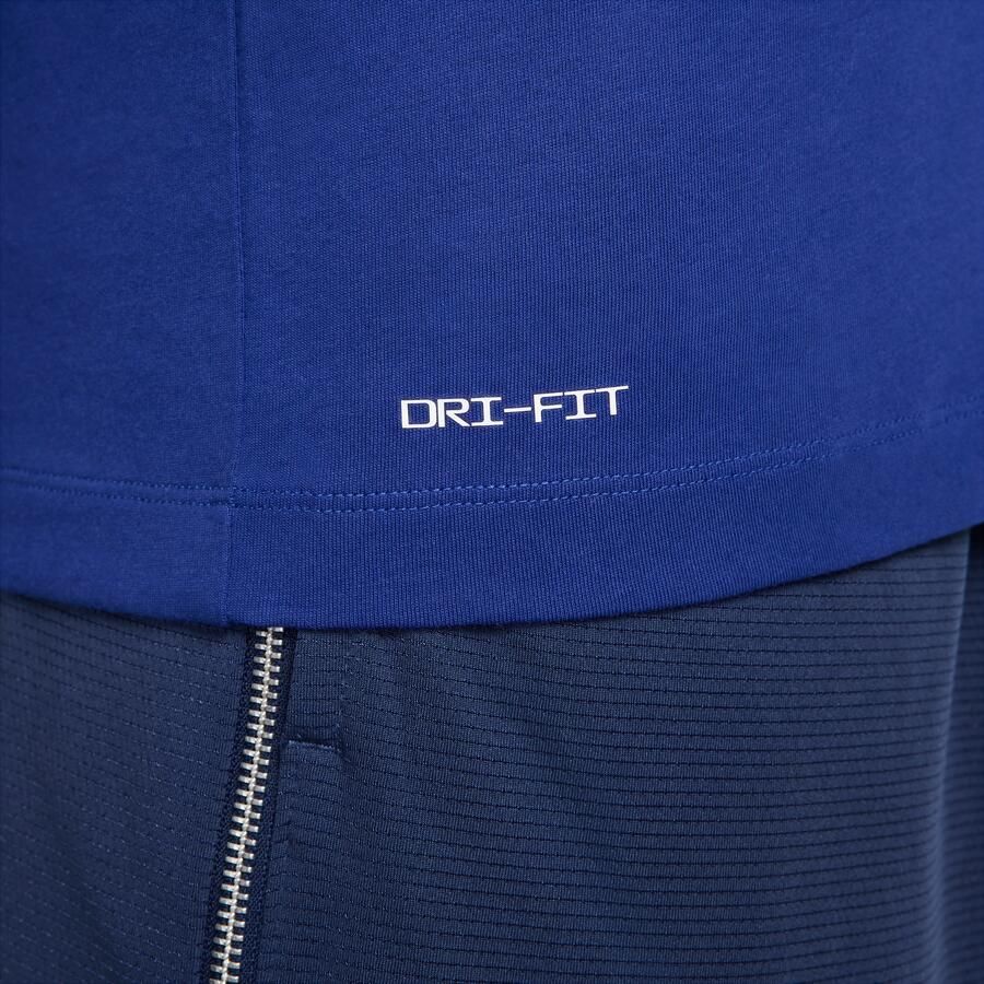 Nike 2024 Griekenland Basketbal Tee Diep Blauw Blue Heren