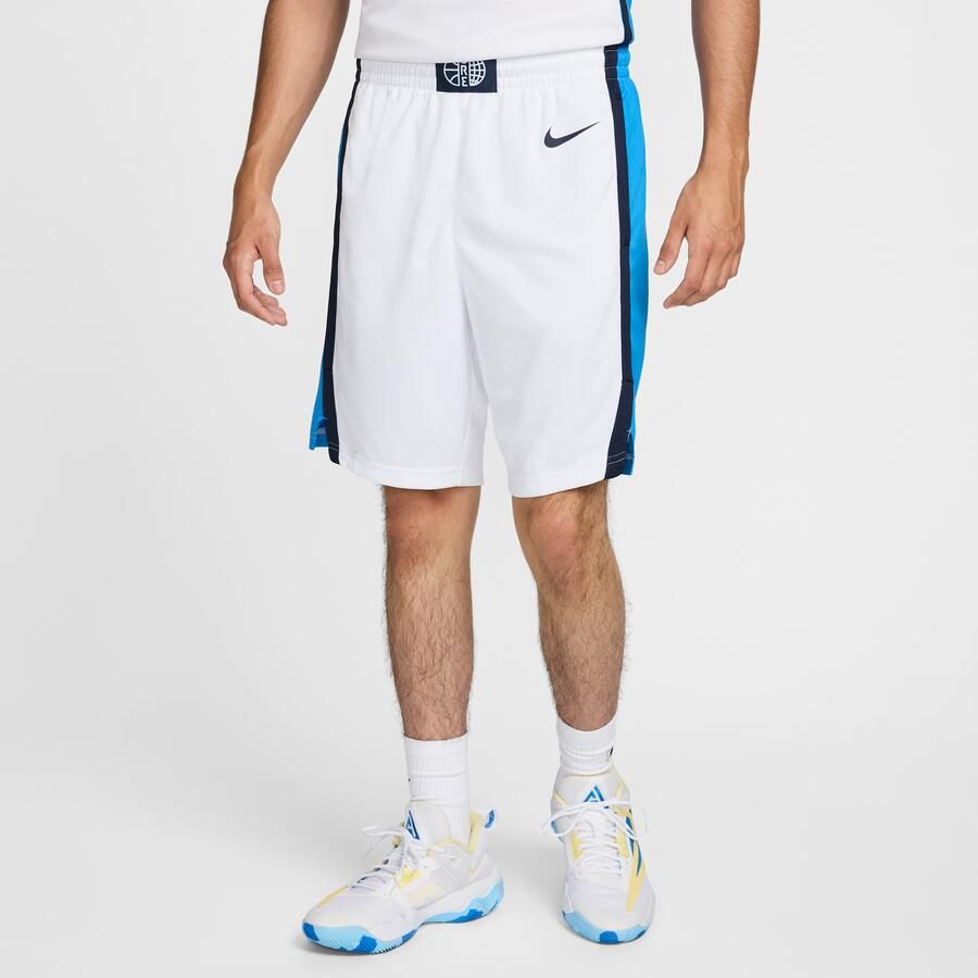 Nike Griekenland Limited Home basketbalshorts voor heren Wit - Foto 4