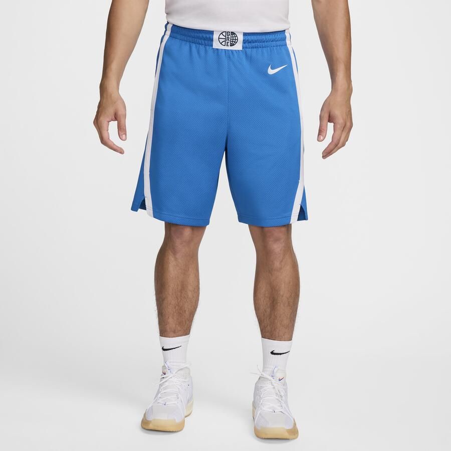Nike Griekenland Limited Road basketbalshorts voor heren Blauw - Foto 4