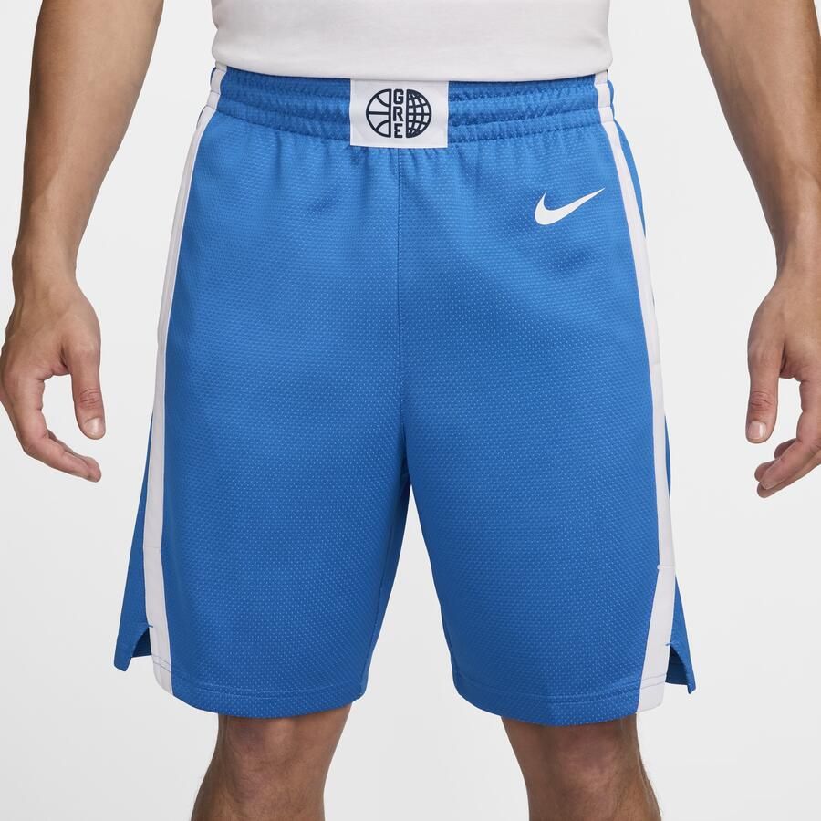 Nike Griekenland Limited Road basketbalshorts voor heren Blauw
