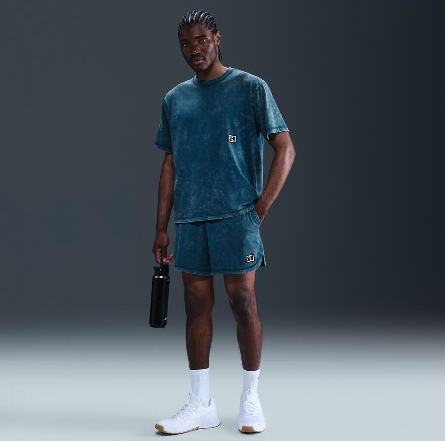 Nike Gym Heritage Dri-FIT fitness-shorts voor heren (13 cm) Blauw - Foto 4