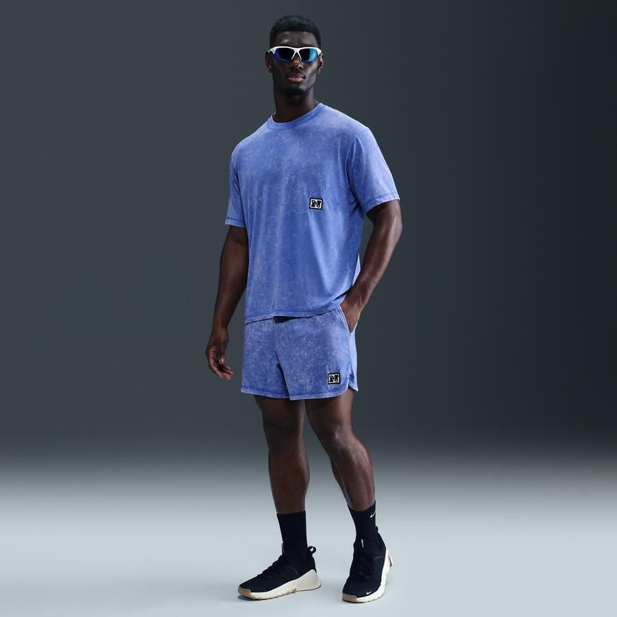 Nike Gym Heritage Dri-FIT fitness-shorts voor heren (13 cm) Blauw - Foto 4