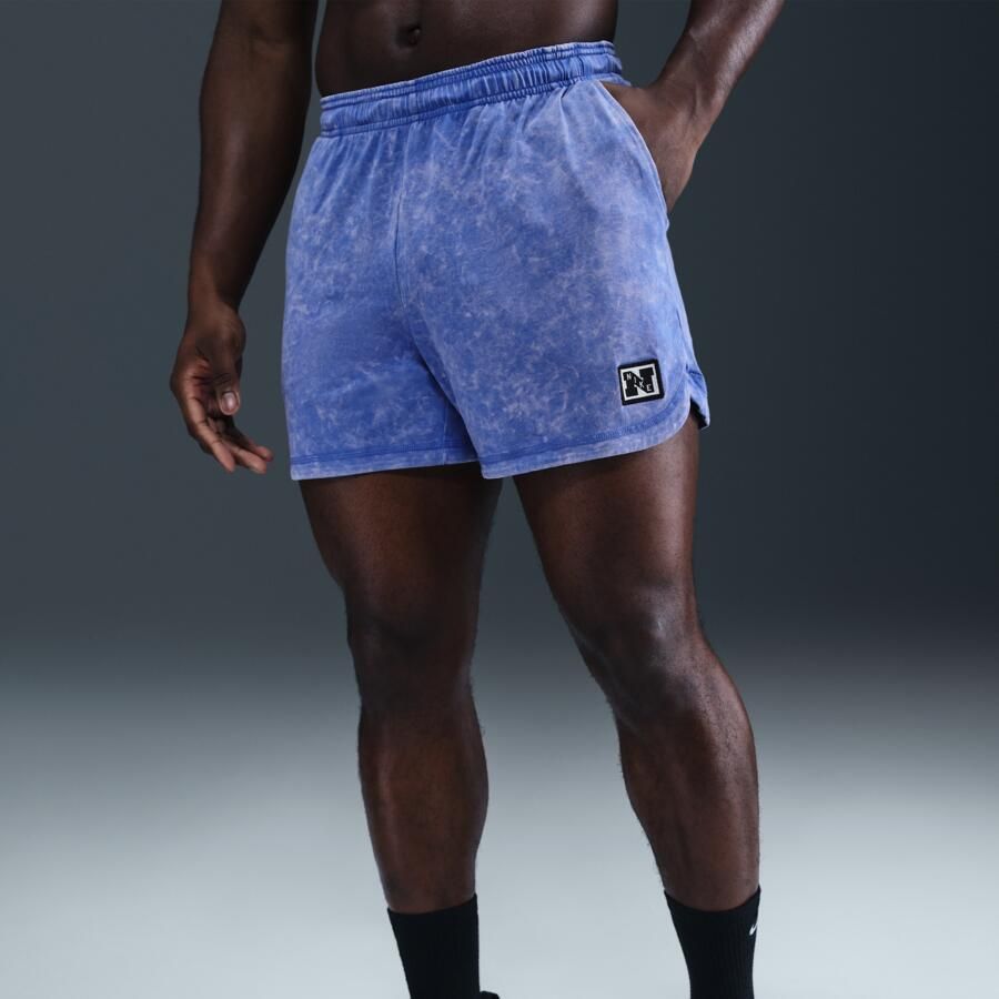 Nike Gym Heritage Dri-FIT fitness-shorts voor heren (13 cm) Blauw