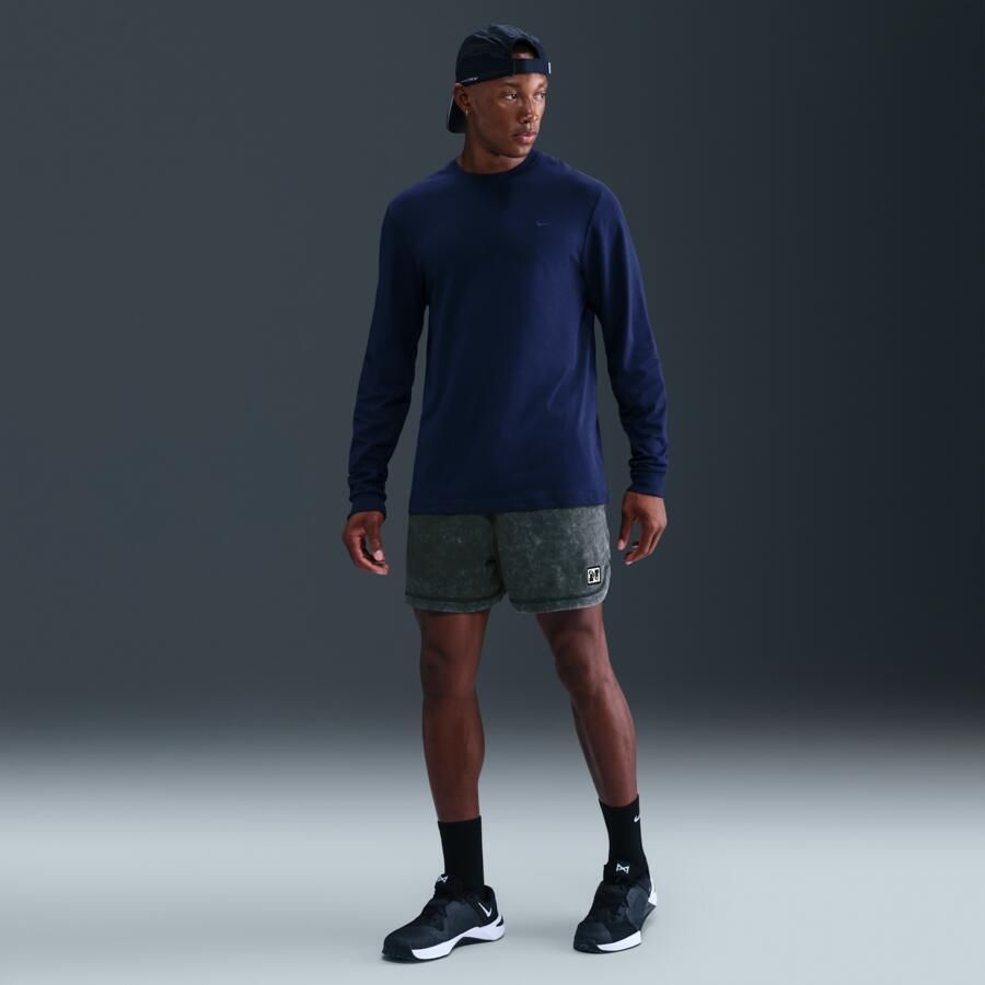 Nike Gym Heritage Dri-FIT fitness-shorts voor heren (13 cm) Groen - Foto 4