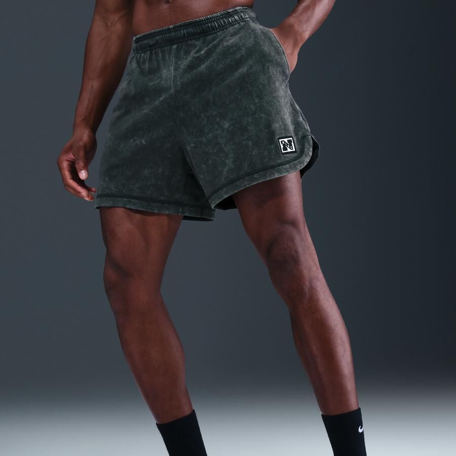Nike Gym Heritage Dri-FIT fitness-shorts voor heren (13 cm) Groen
