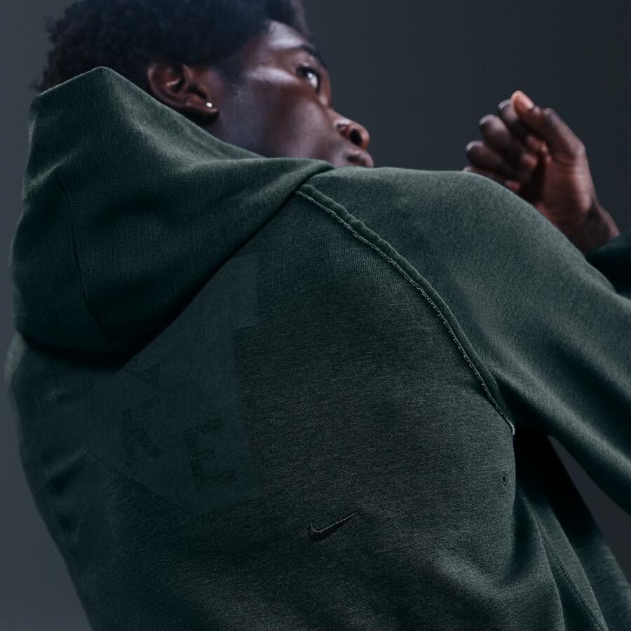 Nike Gym Heritage Dri-FIT fleece trainingstop voor heren Groen