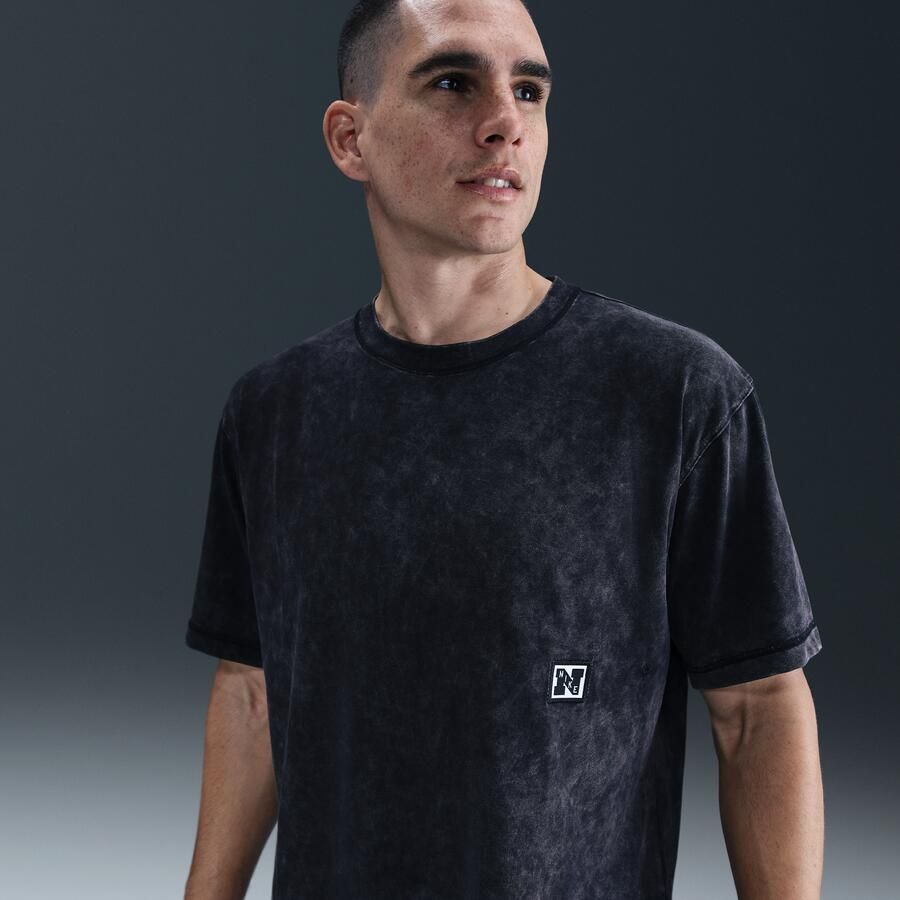 Nike Gym Heritage Dri-FIT trainingstop met korte mouwen voor heren Zwart - Foto 4