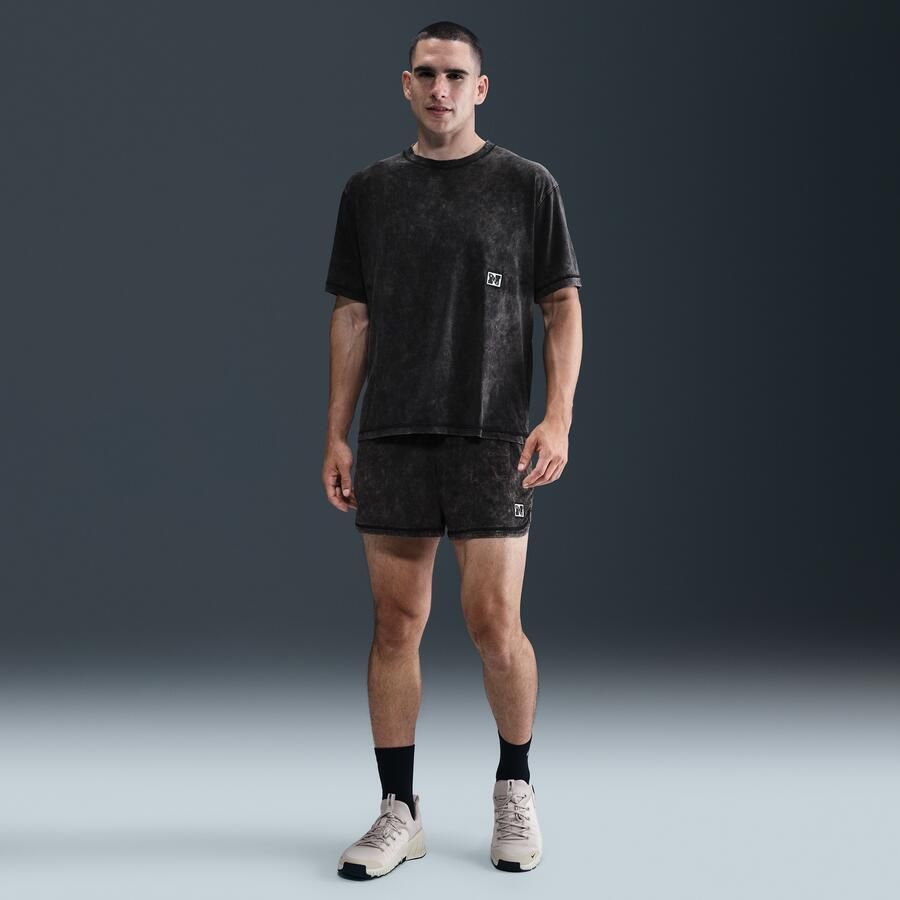 Nike Gym Heritage Dri-FIT trainingstop met korte mouwen voor heren Zwart - Foto 3