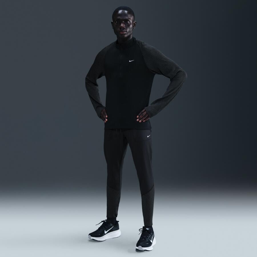 Nike hardloopbroek met Dri-FIT en reflecterende designdetails voor heren Zwart - Foto 4