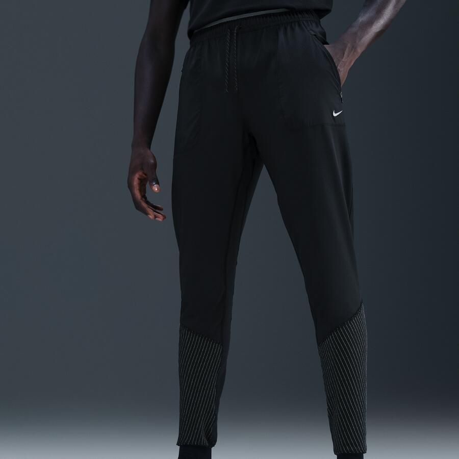 Nike hardloopbroek met Dri-FIT en reflecterende designdetails voor heren Zwart