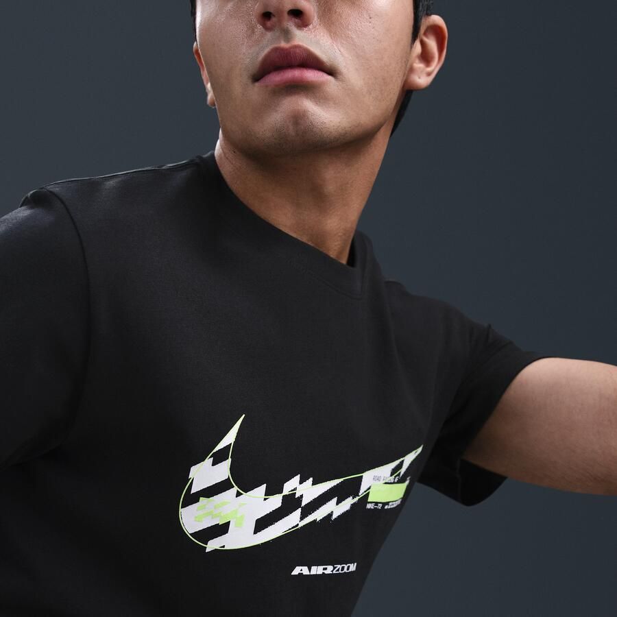 Nike Hardloopshirt voor heren Zwart - Foto 2