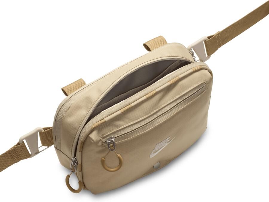 Nike Hayward Patrol crossbodytas (4 liter) Bruin