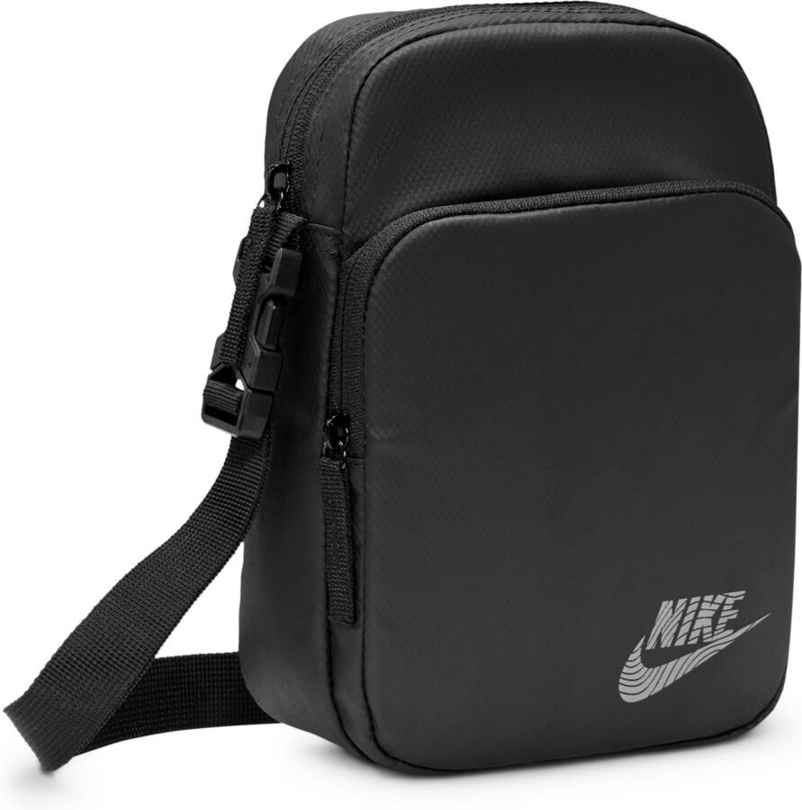 Nike Heritage crossbodytas (4 liter) Zwart - Foto 2