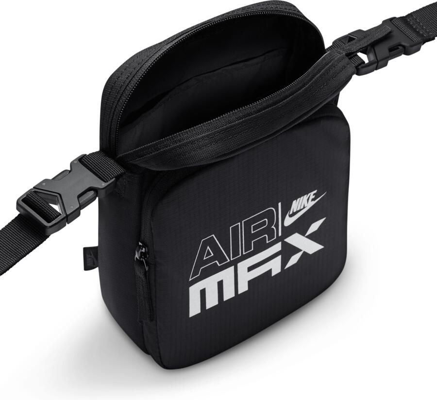 Nike Heritage crossbodytas (4 liter) Zwart - Foto 2