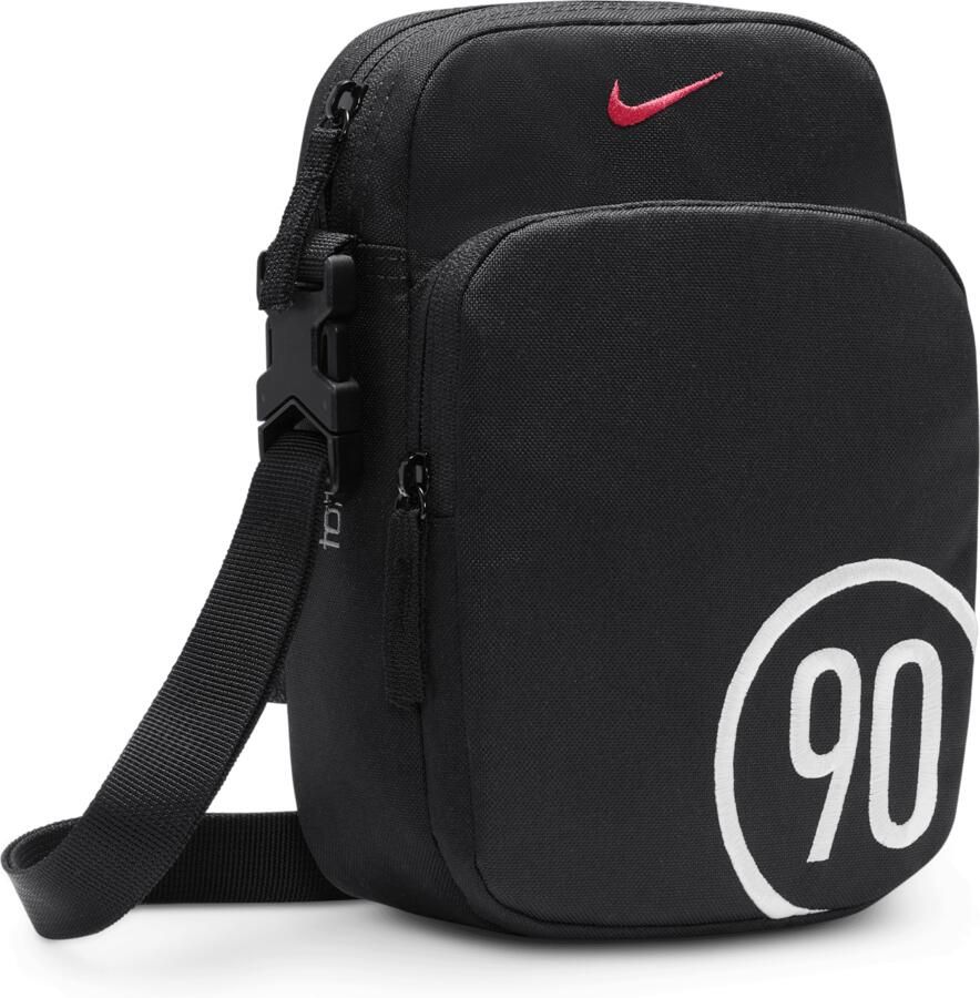Nike Heritage Total 90 crossbodytas (4 liter) Zwart