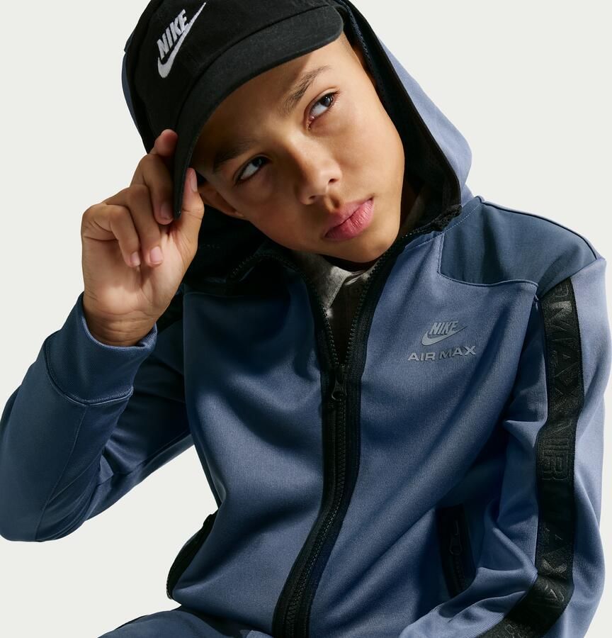 Nike Hoodie met rits voor kids Blauw - Foto 2
