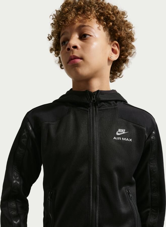 Nike Hoodie met rits voor kids Zwart - Foto 4