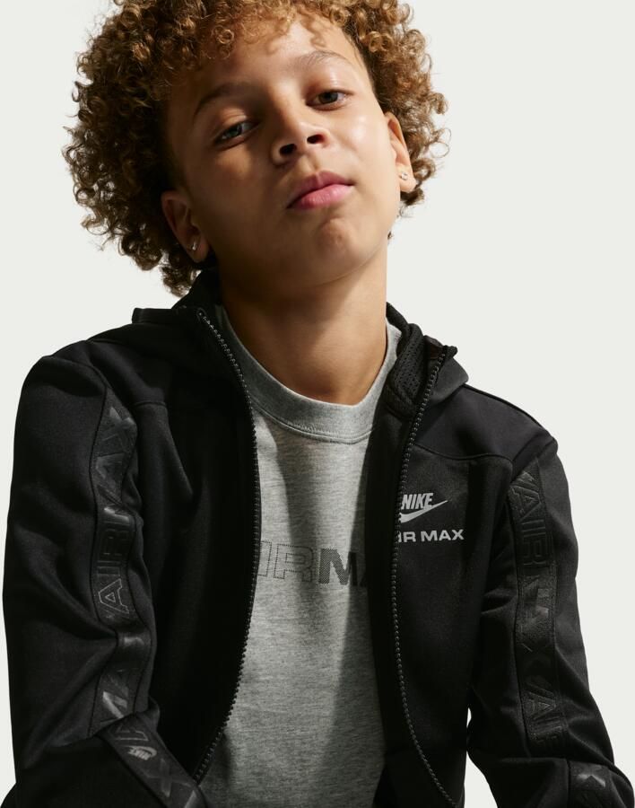 Nike Hoodie met rits voor kids Zwart - Foto 3