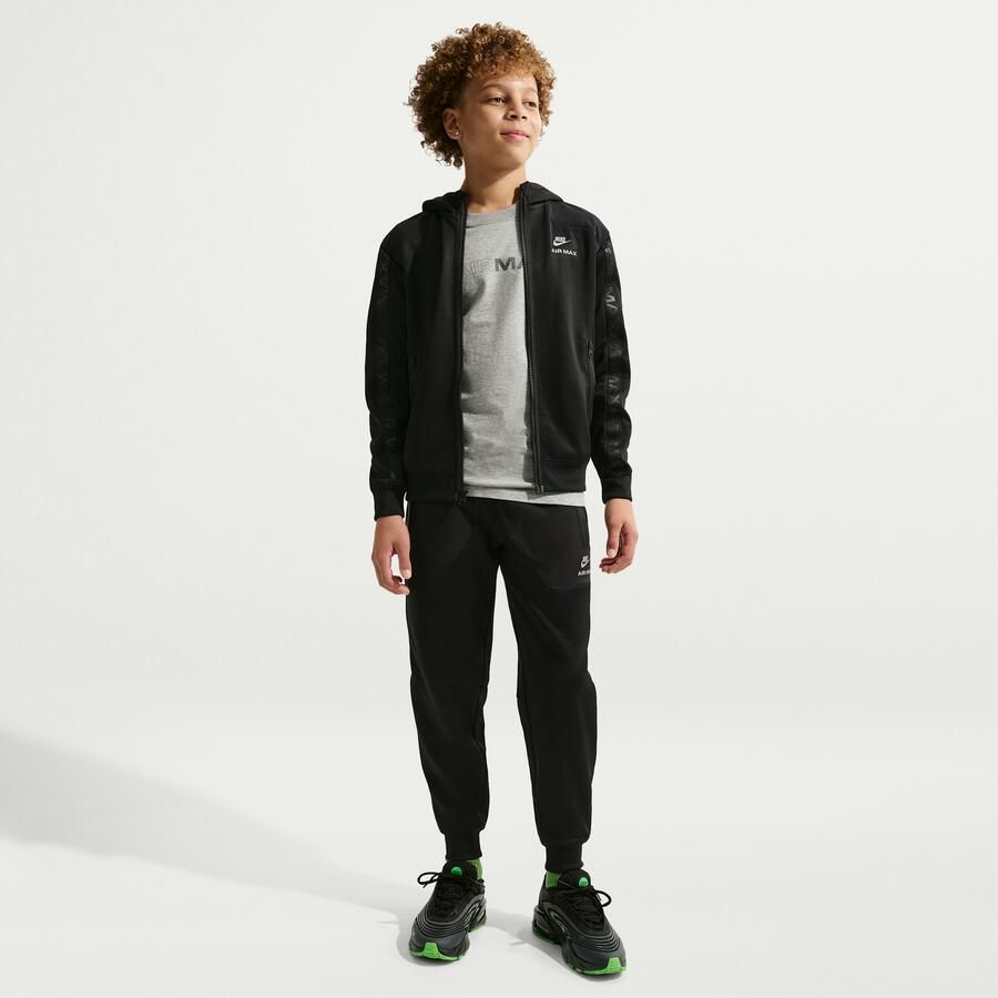 Nike Hoodie met rits voor kids Zwart