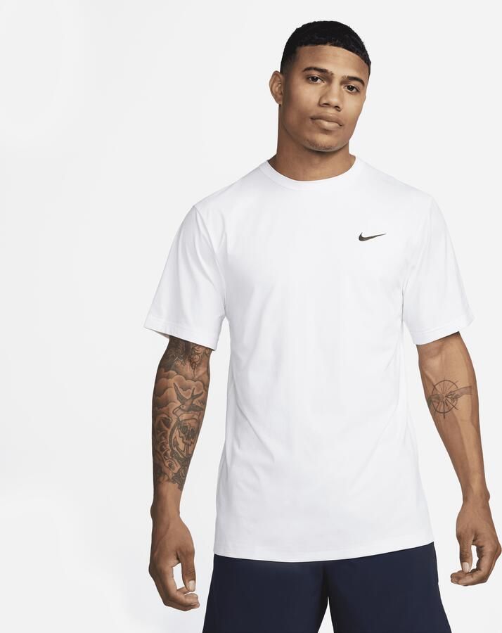 Nike Hyverse Dri-FIT UV multifunctionele herentop met korte mouwen Wit - Foto 2