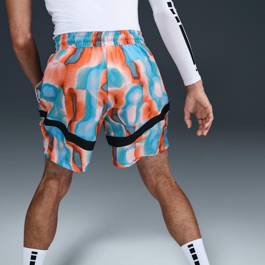 Nike Icon Dri-FIT basketbalshorts voor heren (15 cm) Roze - Foto 2