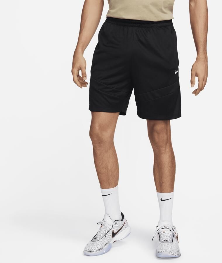 Nike Icon Dri-FIT basketbalshorts voor heren (21 cm) Zwart - Foto 3