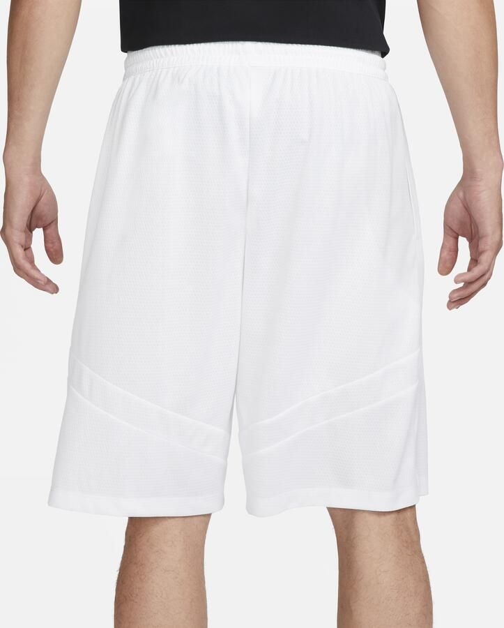 Nike Icon Dri-FIT basketbalshorts voor heren (28 cm) Wit - Foto 2