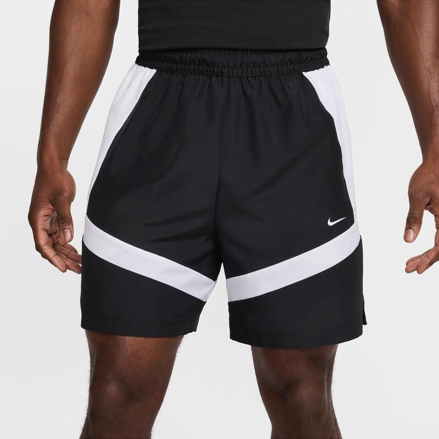Nike Icon geweven basketbalshorts voor heren (15 cm) Zwart - Foto 4