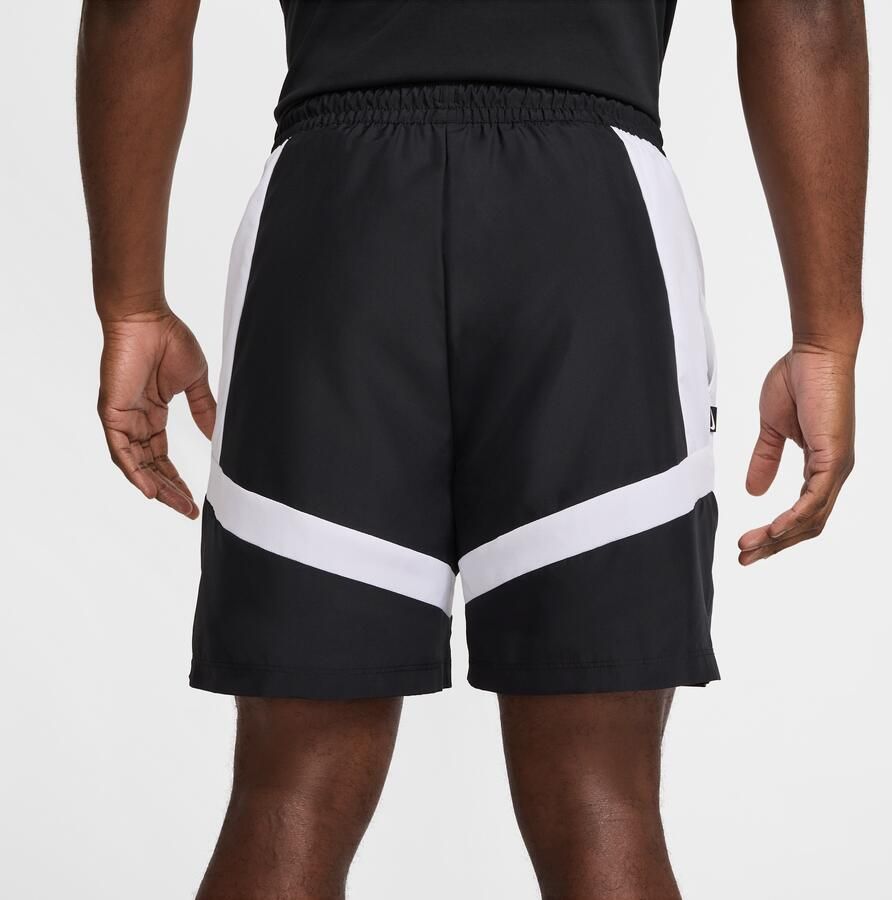 Nike Icon geweven basketbalshorts voor heren (15 cm) Zwart - Foto 3