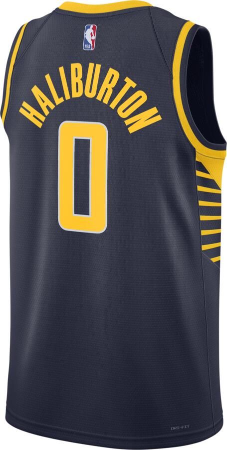 Nike Indiana Pacers Icon Edition Dri-FIT Swingman NBA-jersey voor heren Blauw - Foto 2