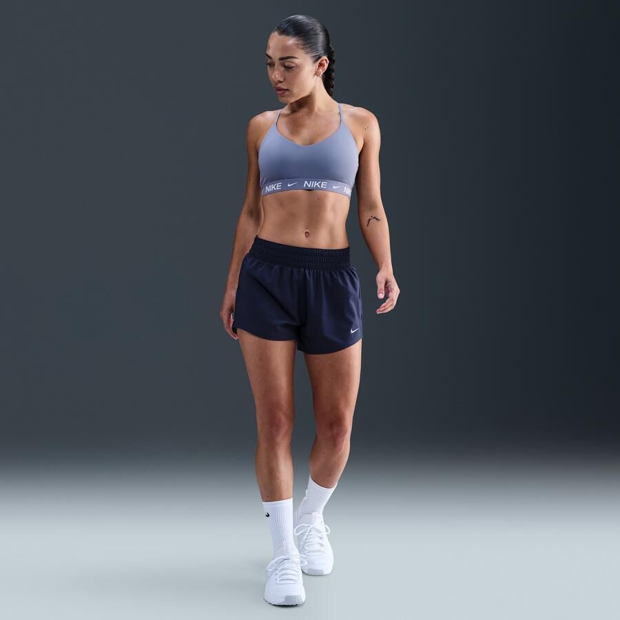 Nike Indy Light Support padded verstelbare sport-bh Blauw - Foto 3